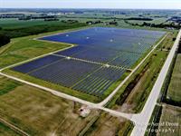 Solar farm in Essex County 