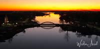 River Canard Bridge at sunset