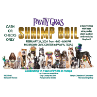 P.A.W.S Pawty Gras Shrimp Boil