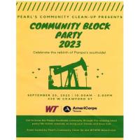 Pearl's Community Clean-Up Presents Community Block Party 2023