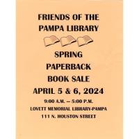 Friends of the Library Spring Paperback Book Sale
