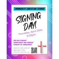 Community Christian School Signing Day