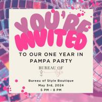 Bureau of Style's One Year in Pampa Party