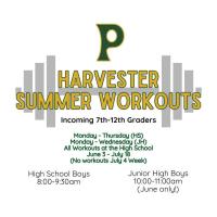 Harvester Summer Workouts Meeting