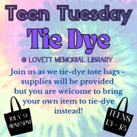 Teen Tuesday Tie Dye