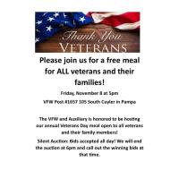 Veterans Day Meal