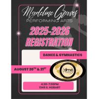 Madeline Graves Performing Arts 2025-2026 Registration