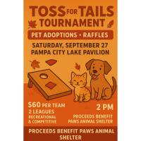 Toss for Tails Pampa Animal Welfare Society Fundraiser
