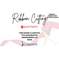 Anniversary Ribbon Cutting - Pure Barre Clarkston