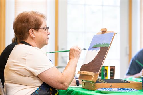 Art classes, Senior Community Center