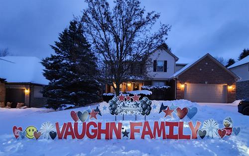 Say Anything Package - Congratulating grand opening of a business with our New White Alphabet