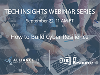 Webinar: How to Build Cyber Resilience