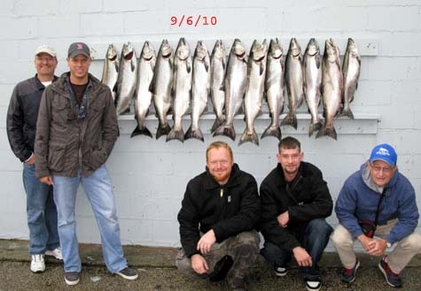 Charter Fishing! Like fresh lake Salmon! We have an extra fridge to store your catch!