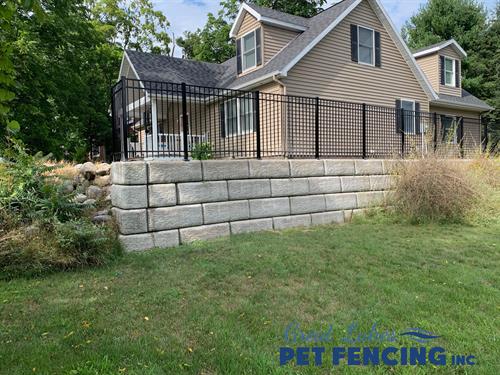 Pentwater, MI.  New Aluminum Fence
