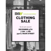 Clothing Sale at the DAV
