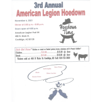 3rd Annual American Legion Hoedown