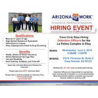 AZ @ Work Hiring Event - Core Civic