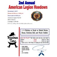 2nd Annual American legion Hoedown