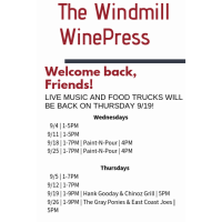 Windmill Winery Live Music and Food