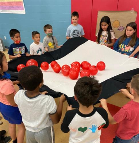 Our 4H students learned about the planets and the solar system today! They did an experiment that replicated important features of each planet!