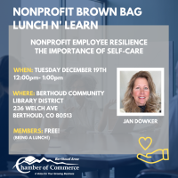 The Non-Profit Brown Bag Lunch 'n Learn - Nonprofit Employee Resilience - the importance of self-care