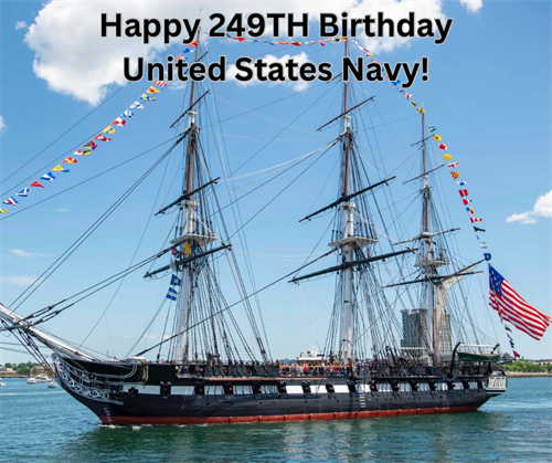 Happy 249th Birthday US Navy! October 13th, 1775