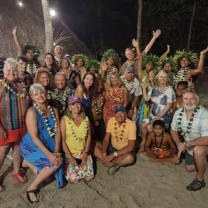 Bora Bora evening BBQ & bonfire