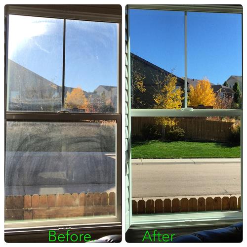 Before & After Window Cleaning