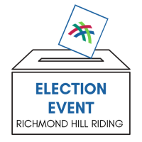 Election Event - Aurora - Oak Ridges - Richmond Hill Riding