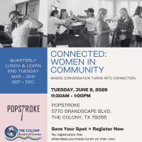 Connected: Women in Community Lunch & Learn @ PopStroke 11:30AM - 1:00PM