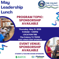 2026 Leadership Lunch @ Location TBD, Speaker: TBD