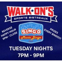 Tuesday Night Singo at Walk On's
