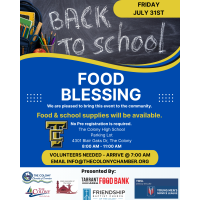 Back to School Food Blessing @ The Colony High School