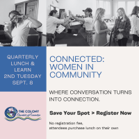 Connected: Women in Community Lunch & Learn @ Location TBA 11:30AM - 1:00PM