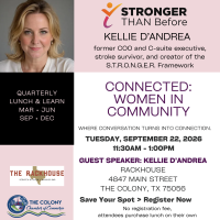 Connected: Women in Community Lunch & Learn @ The Rackhouse 11:30AM - 1:00PM