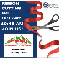 Ribbon Cutting & 40th Anniversary Celebration for Angelina's Restaurant @ 10:45 AM