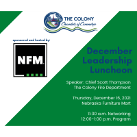 Leadership Lunch December hosted by Nebraska Furniture Mart