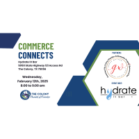 2025 Commerce Connects Networking @ Hydrate IV Bar