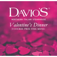 Celebrate Valentine's Day @ Davio's Grandscape