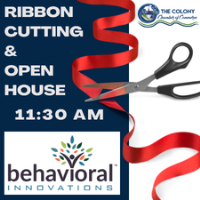 Ribbon Cutting Celebration & Open House for Behavioral Innovations @ 11:30 AM