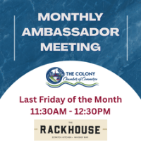 Ambassador Meeting @ The Rackhouse - Become an Ambassador! 11:30AM - 12:30 PM