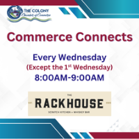 2025 Commerce Connects @ The Rackhouse 8:00AM-9:00AM