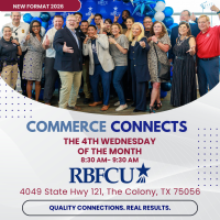 2026 Commerce Connects @ RBFCU 8:30AM-9:30AM