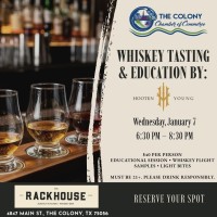 Whiskey Tasting & Education Event Featuring Hooten Young @ The Rackhouse - 6:30PM - 8:30PM