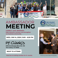 Ambassador Meeting @ PF Chang's - Become an Ambassador! 5:00 PM - 6:30 PM