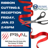 Ribbon Cutting Celebration for Primal Steakhouse @ 2:45 PM
