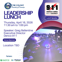 2026 Leadership Lunch @ Location TBD, Speaker: Greg Ballentine - Denco 911