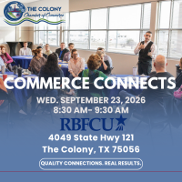 2026 Commerce Connects @ RBFCU 8:30AM-9:30AM