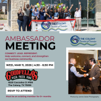 Ambassador Meeting @ Goodfella's - 4:30 PM - 6:30 PM