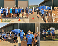 NTFB mobile food pantry with our sister chapter in Little Elm
